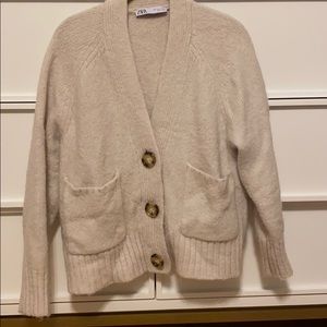 Cream cardigan